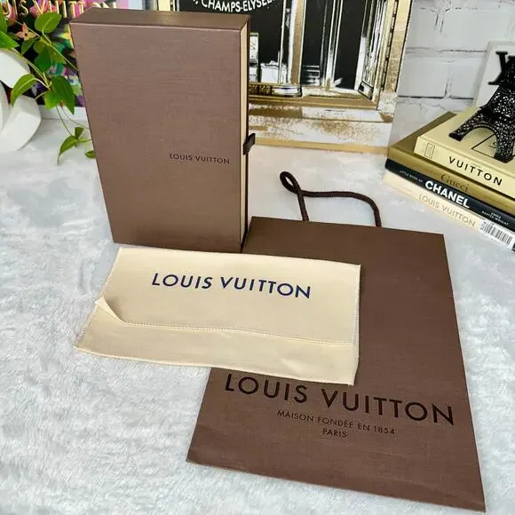 SOLD Louis Vuitton Box, Dust Bag and Shopping Bag for long wallet Gift Set LIKE - Picture 3 of 9